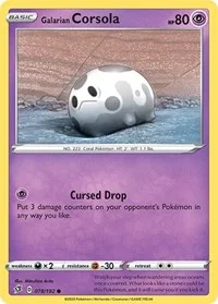 Galarian Corsola | 078/192 | Reverse Holofoil | SWSH02: Rebel Clash Galarian Corsola | 078/192 | Reverse Holofoil | SWSH02: Rebel Clash