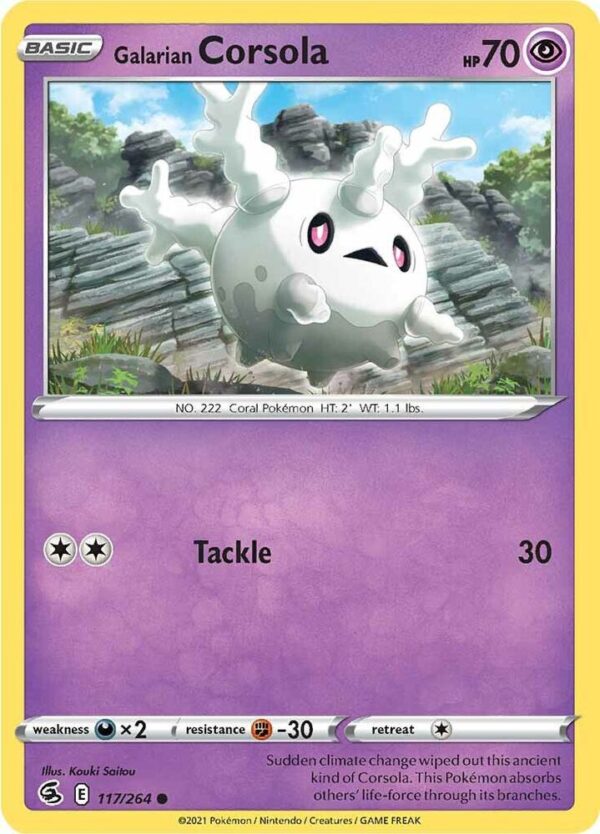Galarian Corsola 117/264 Normal SWSH08: Fusion Strike