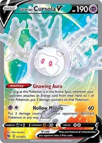 Galarian Cursola V (Full Art) | 71/73 | Holofoil | Champion's Path
