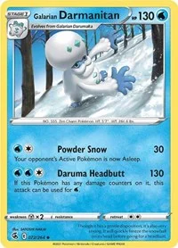 Galarian Darmanitan | 072/264 | Reverse Holofoil | SWSH08: Fusion Strike