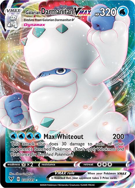 Galarian Darmanitan VMAX 037/185 Holofoil SWSH04: Vivid Voltage