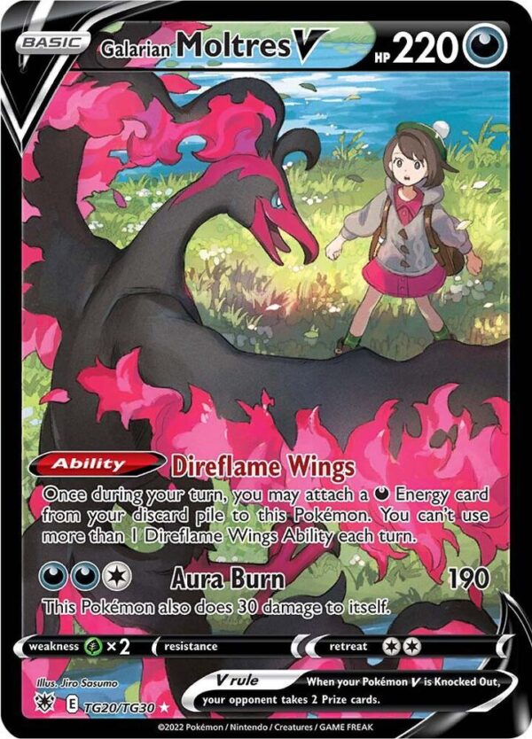 Galarian Moltres V TG20/TG30 Holofoil SWSH10: Astral Radiance Trainer Gallery Galarian Moltres V TG20/TG30 Holofoil SWSH10: Astral Radiance Trainer Gallery