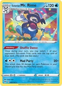 Galarian Mr. Rime | 036/189 | Reverse Holofoil | SWSH03: Darkness Ablaze