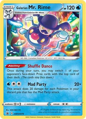 Galarian Mr. Rime SWSH079 Holofoil SWSH: Sword & Shield Promo Cards Galarian Mr. Rime SWSH079 Holofoil SWSH: Sword & Shield Promo Cards