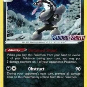 Galarian Obstagoon 119/202 (Cosmos Holo) Holofoil Miscellaneous Cards & Products Galarian Obstagoon 119/202 (Cosmos Holo) Holofoil Miscellaneous Cards & Products