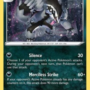 Galarian Obstagoon (Cosmos Holo) 161/264 Holofoil Miscellaneous Cards & Products