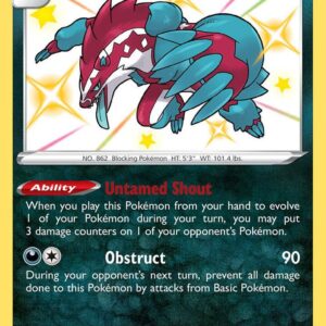 Galarian Obstagoon SV080/SV122 Holofoil Shining Fates: Shiny Vault