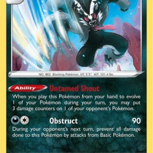 Galarian Obstagoon SWSH059 Holofoil SWSH: Sword & Shield Promo Cards