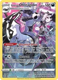 Galarian Obstagoon | TG10/TG30 | Holofoil | SWSH10: Astral Radiance Trainer Gallery