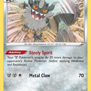 Galarian Perrserker 128/202 Reverse Holofoil SWSH01: Sword & Shield Base Set