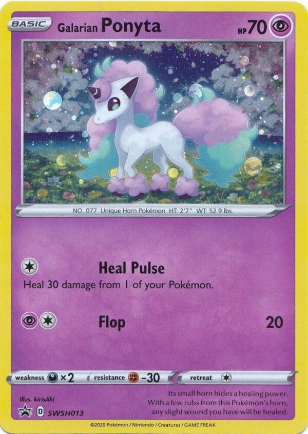 Galarian Ponyta SWSH013 Holofoil SWSH: Sword & Shield Promo Cards
