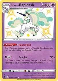 Galarian Rapidash | SV048/SV122 | Holofoil | Shining Fates: Shiny Vault