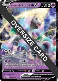 Galarian Rapidash V | SWSH111 | Holofoil | Jumbo Cards
