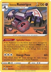 Galarian Runerigus | 083/198 | Reverse Holofoil | SWSH06: Chilling Reign Galarian Runerigus | 083/198 | Reverse Holofoil | SWSH06: Chilling Reign