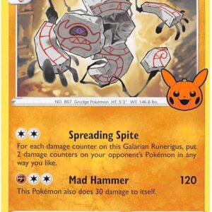 Galarian Runerigus 102/192 Normal Trick or Trade BOOster Bundle 2023 Galarian Runerigus 102/192 Normal Trick or Trade BOOster Bundle 2023
