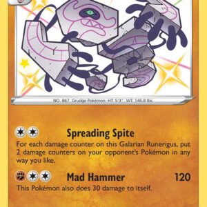 Galarian Runerigus SV066/SV122 Holofoil Shining Fates: Shiny Vault Galarian Runerigus SV066/SV122 Holofoil Shining Fates: Shiny Vault