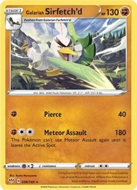 Galarian Sirfetch'd | 98/189 (Cracked Ice holo) | 098/189 | Holofoil | Deck Exclusives
