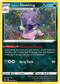 Galarian Slowking (Cosmos Holo) | 098/198 | Holofoil | Miscellaneous Cards & Products Galarian Slowking (Cosmos Holo) | 098/198 | Holofoil | Miscellaneous Cards & Products
