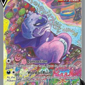 Galarian Slowking V (Alternate Full Art) 179/198 Holofoil SWSH06: Chilling Reign