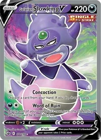 Galarian Slowking V (Full Art) | 178/198 | Holofoil | SWSH06: Chilling Reign
