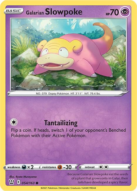 Galarian Slowpoke 054/163 Normal SWSH05: Battle Styles Galarian Slowpoke 054/163 Normal SWSH05: Battle Styles