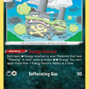 Galarian Weezing 096/198 Reverse Holofoil SWSH06: Chilling Reign Galarian Weezing 096/198 Reverse Holofoil SWSH06: Chilling Reign