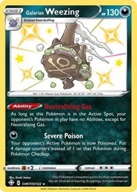 Galarian Weezing | SV077/SV122 | Holofoil | Shining Fates: Shiny Vault
