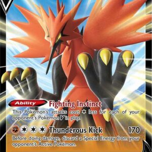 Galarian Zapdos V 080/198 Holofoil SWSH06: Chilling Reign