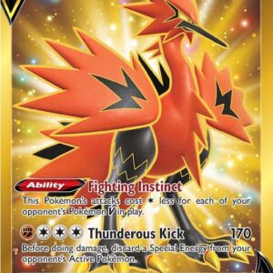 Galarian Zapdos V (Secret) 182/172 Holofoil SWSH09: Brilliant Stars Galarian Zapdos V (Secret) 182/172 Holofoil SWSH09: Brilliant Stars