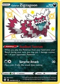 Galarian Zigzagoon | SV078/SV122 | Holofoil | Shining Fates: Shiny Vault