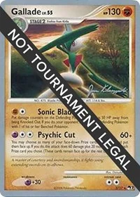 Gallade | 2008 (Jason Klaczynski) | 2/17 | Normal | World Championship Decks