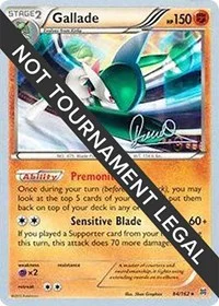 Gallade | 2017 (Diego Cassiraga) | 84/162 | Normal | World Championship Decks