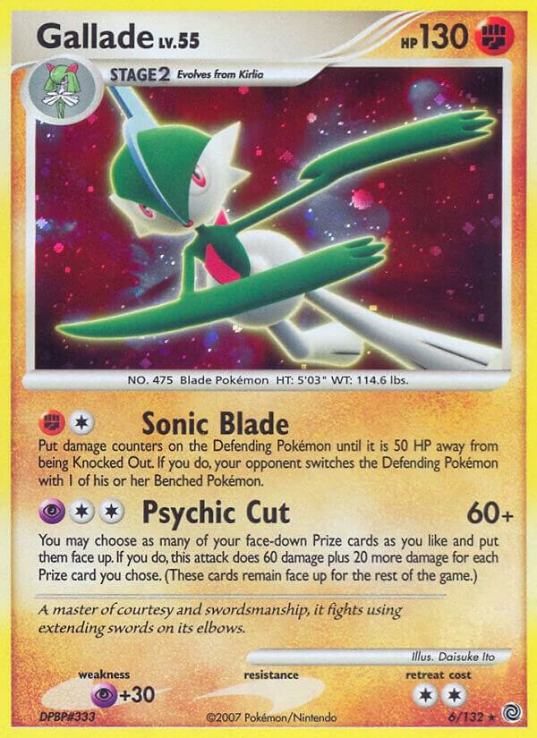 Gallade 6/132 Holofoil Secret Wonders