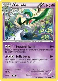 Gallade | 61/135 | Reverse Holofoil | Plasma Storm