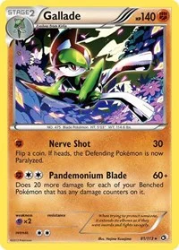 Gallade | 81/113 | Reverse Holofoil | Legendary Treasures