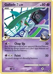 Gallade E4 | 20/111 (DPPt Rising Rivals) | 020/111 | Holofoil | Deck Exclusives