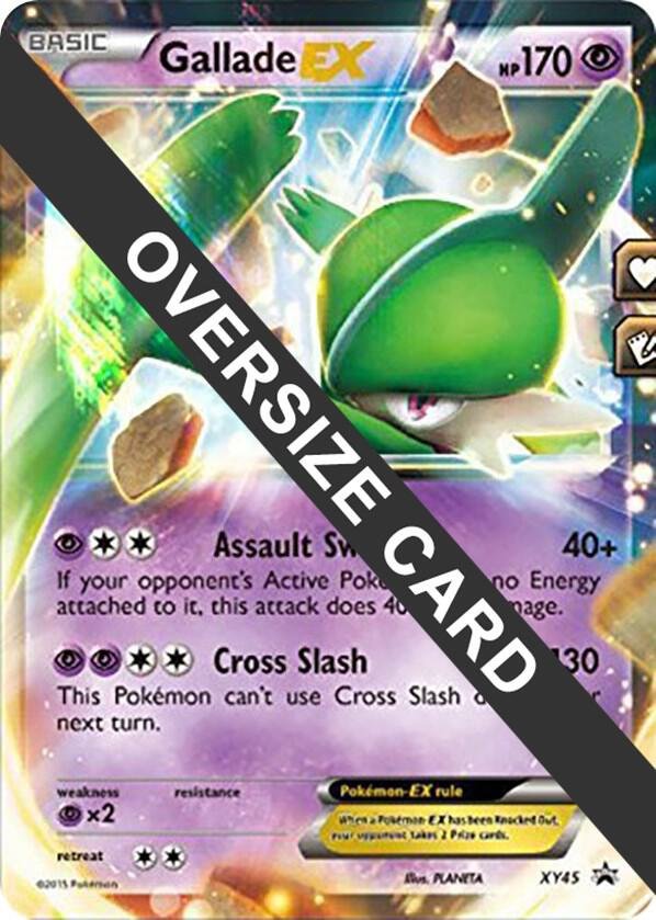 Gallade EX XY45 (XY Black Star Promo) Holofoil Jumbo Cards Gallade EX XY45 (XY Black Star Promo) Holofoil Jumbo Cards