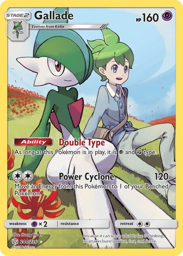 Gallade (Secret) 244/236 Holofoil SM – Cosmic Eclipse