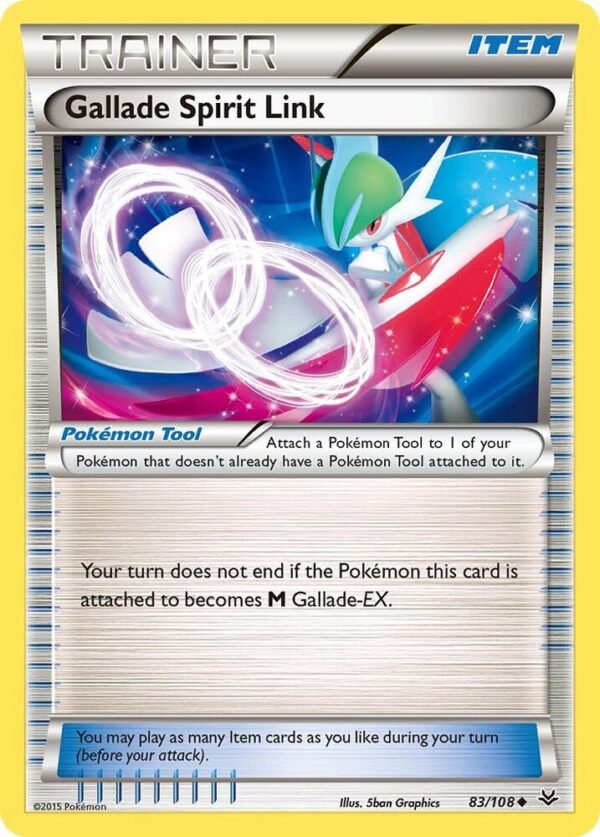 Gallade Spirit Link 83/108 Reverse Holofoil XY – Roaring Skies Gallade Spirit Link 83/108 Reverse Holofoil XY – Roaring Skies