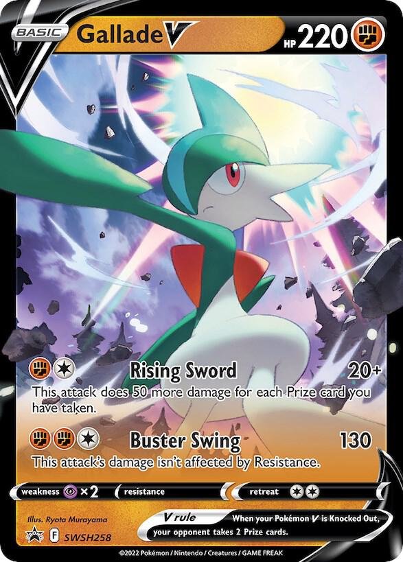 Gallade V SWSH258 Holofoil SWSH: Sword & Shield Promo Cards