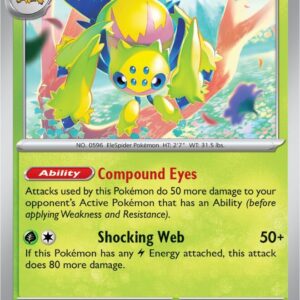 Galvantula 002/064 Reverse Holofoil SV: Shrouded Fable Galvantula 002/064 Reverse Holofoil SV: Shrouded Fable