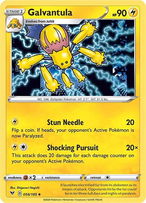 Galvantula 056/185 Reverse Holofoil SWSH04: Vivid Voltage