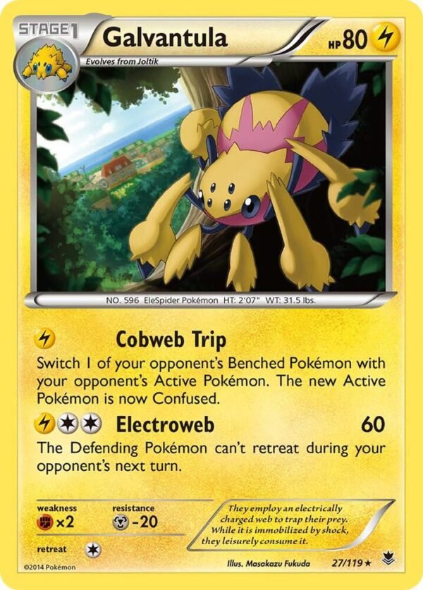 Galvantula 27/119 Normal XY – Phantom Forces