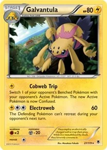 Galvantula | 27/119 (XY Phantom Forces) | 027/119 | Holofoil | Deck Exclusives Galvantula | 27/119 (XY Phantom Forces) | 027/119 | Holofoil | Deck Exclusives