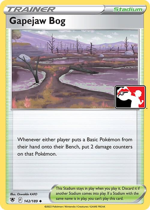 Gapejaw Bog 142/189 Normal Prize Pack Series Cards