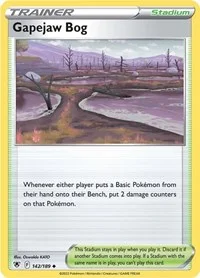 Gapejaw Bog | 142/189 | Reverse Holofoil | SWSH10: Astral Radiance