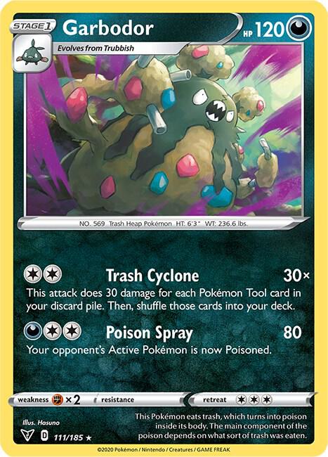 Garbodor 111/185 Reverse Holofoil SWSH04: Vivid Voltage