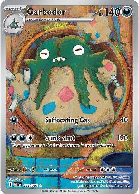 Garbodor 141/086 Holofoil SV: White Flare Garbodor 141/086 Holofoil SV: White Flare