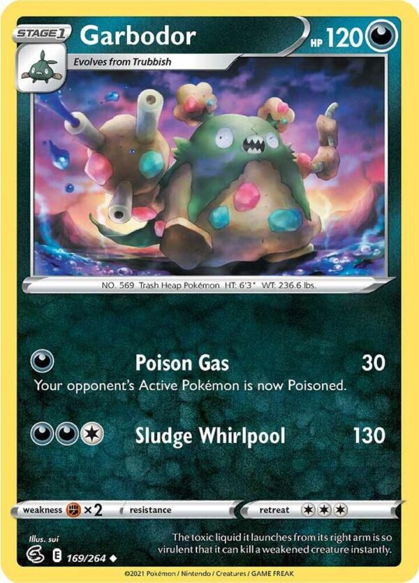 Garbodor 169/264 Normal SWSH08: Fusion Strike