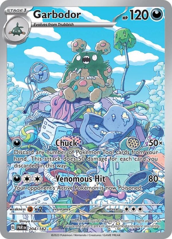 Garbodor 204/182 Holofoil SV04: Paradox Rift Garbodor 204/182 Holofoil SV04: Paradox Rift